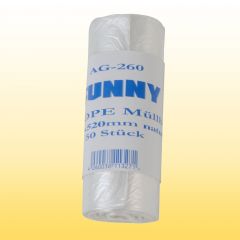 50 M�llbeutel 18 Liter transparent 45 x 52 cm